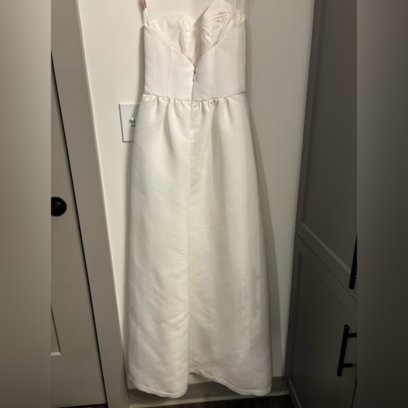 Amsale Jamie Dress in Ivory, Size 0 - Picture 10 of 15